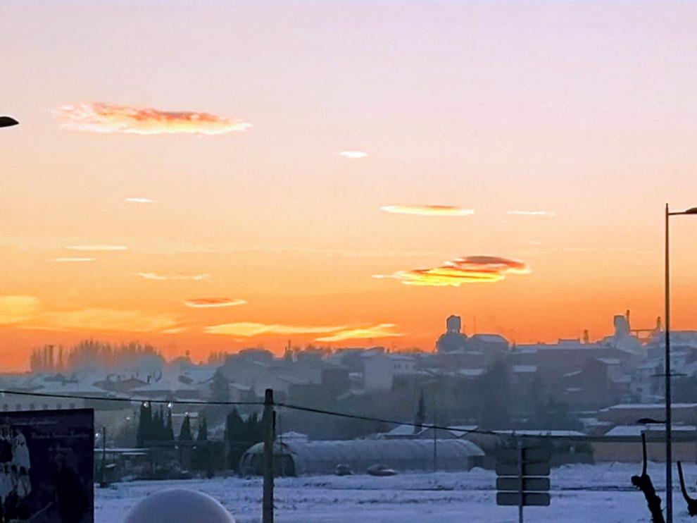 Otro atardecer espectacular en Los Monegros