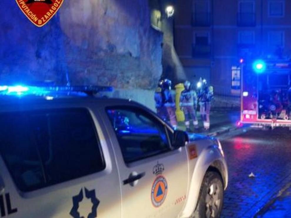 Una mujer de 70 años fallece en el incendio de un piso en Calatayud