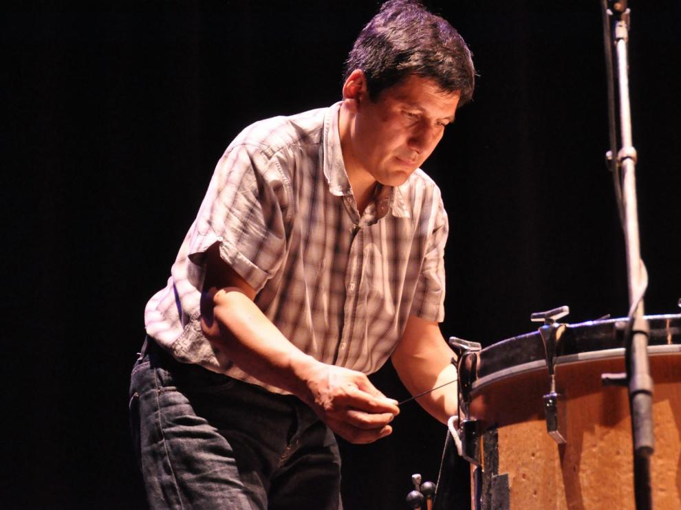 Encuentro de grandes percusionistas en Huesca