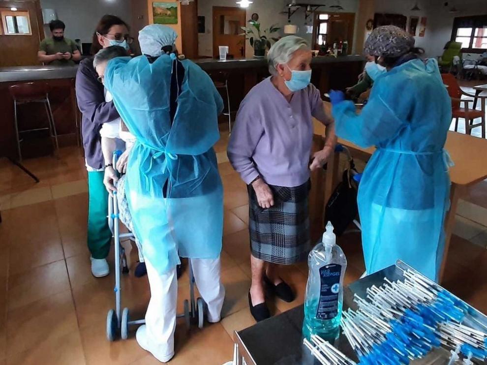 Más de 7.520 altoaragoneses ya han recibido la vacuna contra la covid