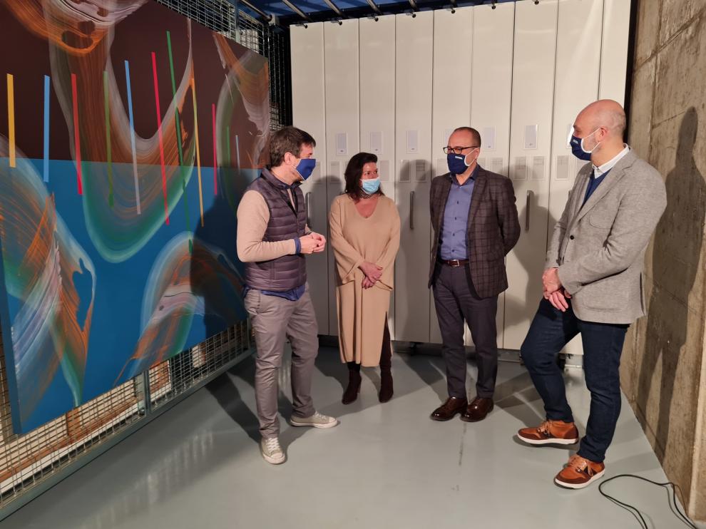 José Manuel Broto dona diez de sus obras al Pablo Serrano