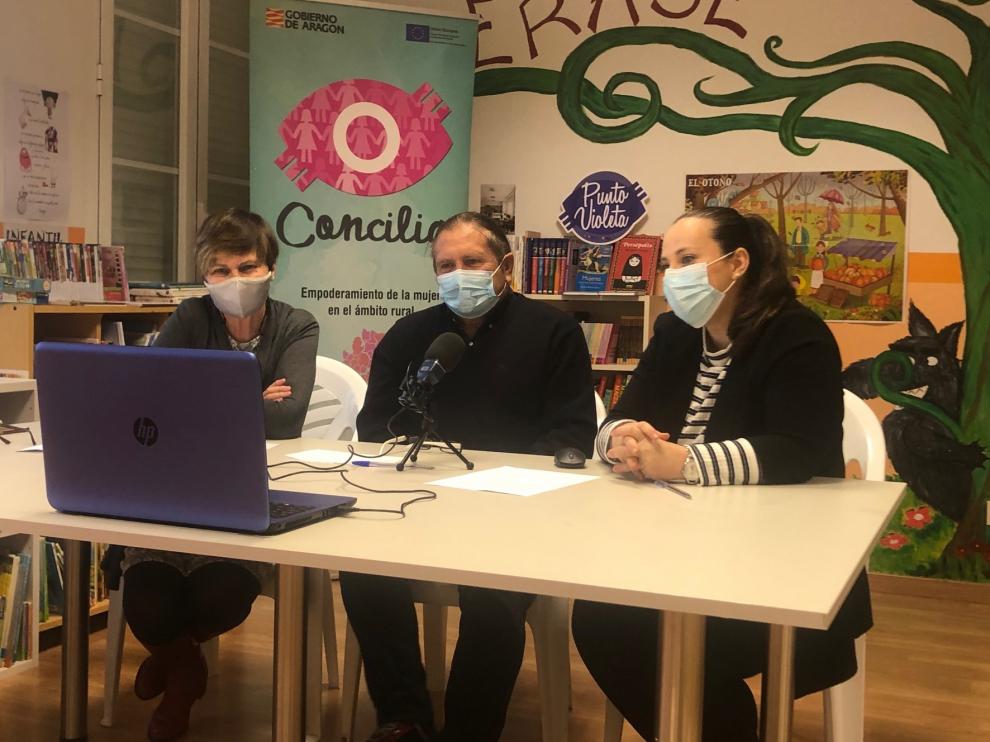El Programa Concilia pone en marcha el "Punto Violeta", un espacio de igualdad en las bibliotecas rurales aragonesas