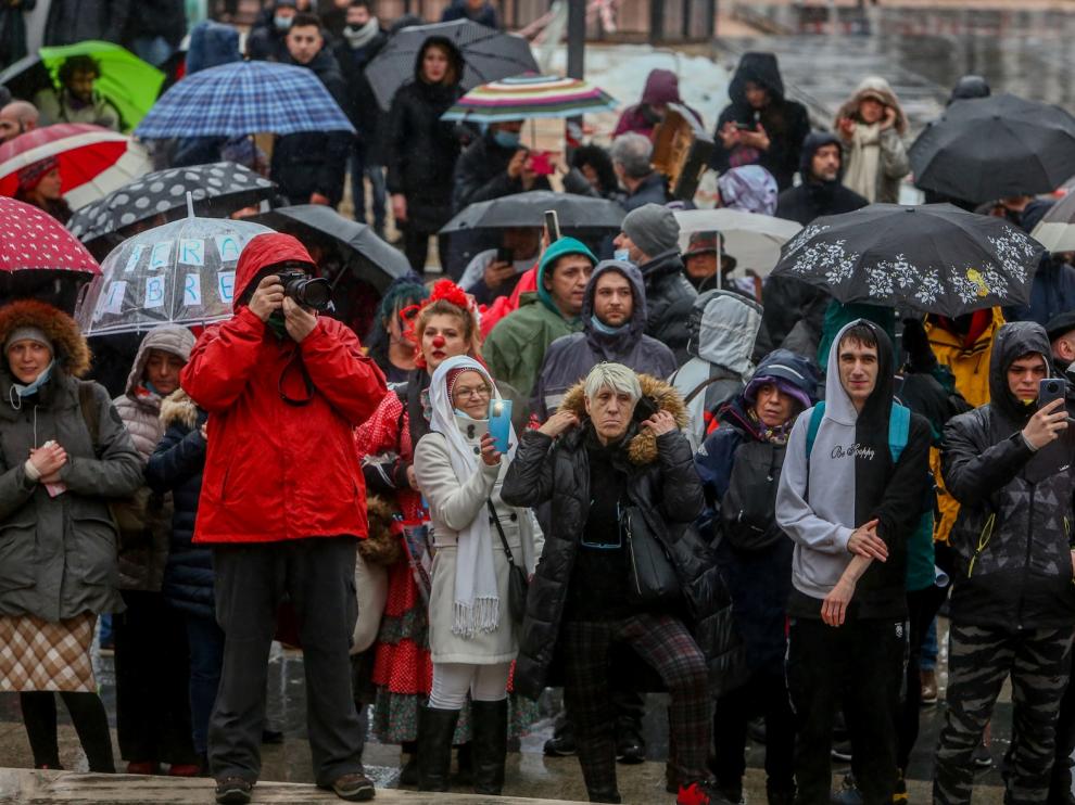La Policía puso 216 multas a los participantes de la marcha negacionista de Madrid