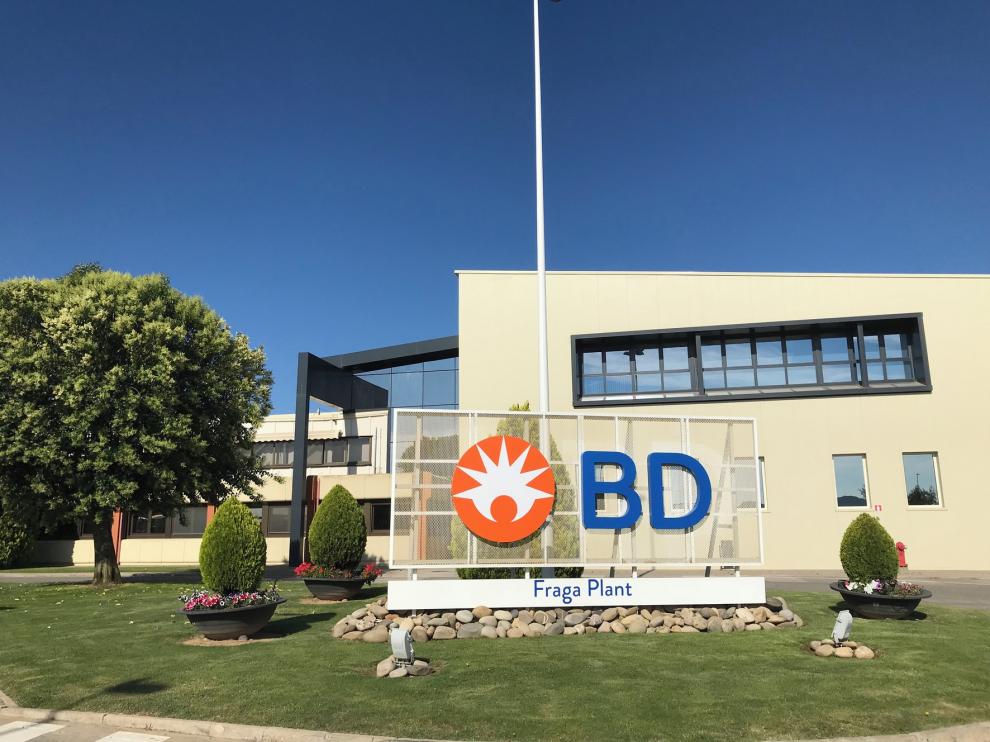 Becton Dickinson de Fraga doblará antes de verano la producción de la jeringuilla de la covid
