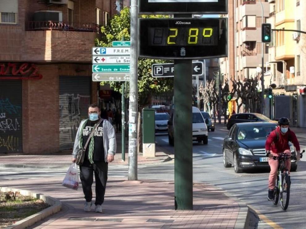 Un enero con 65 grados de diferencia en España