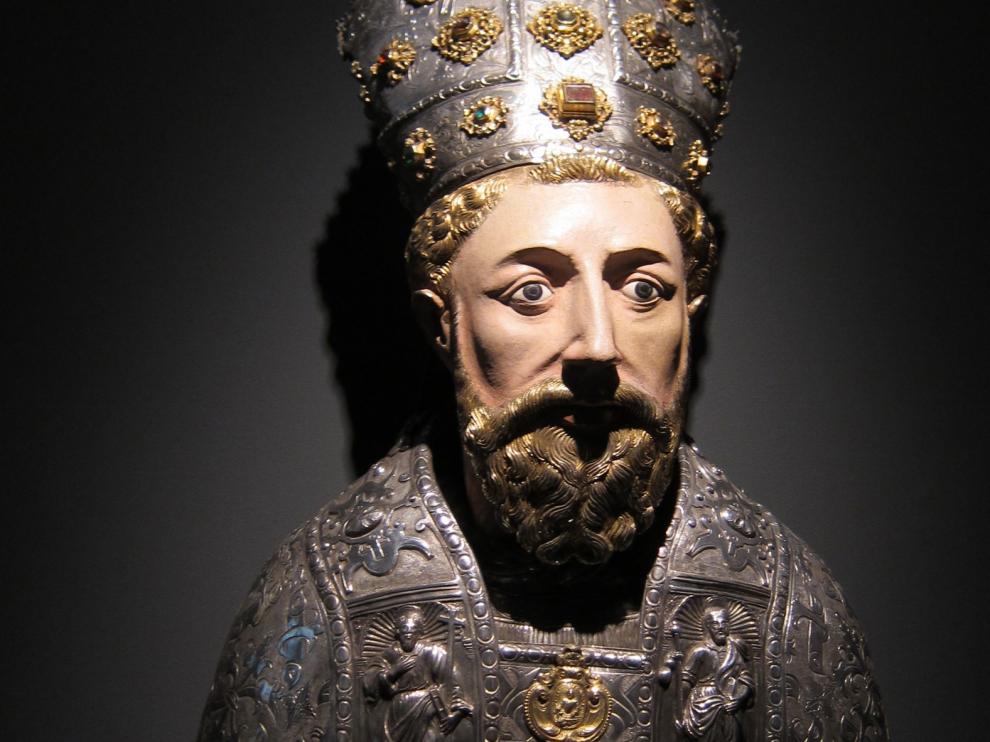 La pandemia no permite venerar la reliquia de San Valero en Zaragoza, pero se mantiene la misa pontifical
