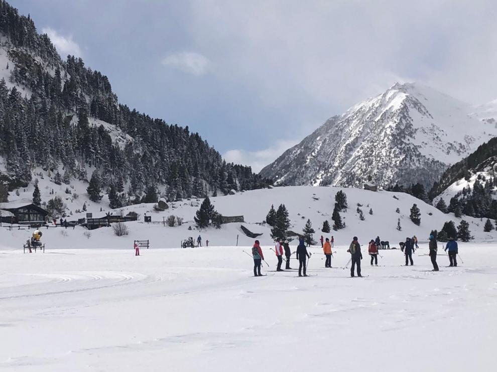 Los espacios nórdicos de Aragón encaran febrero en perfectas condiciones