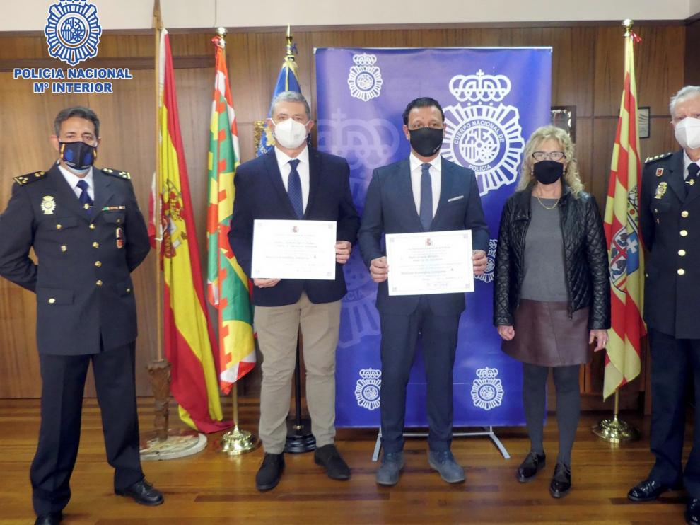 Reconocen la labor de la seguridad privada en Huesca durante la pandemia