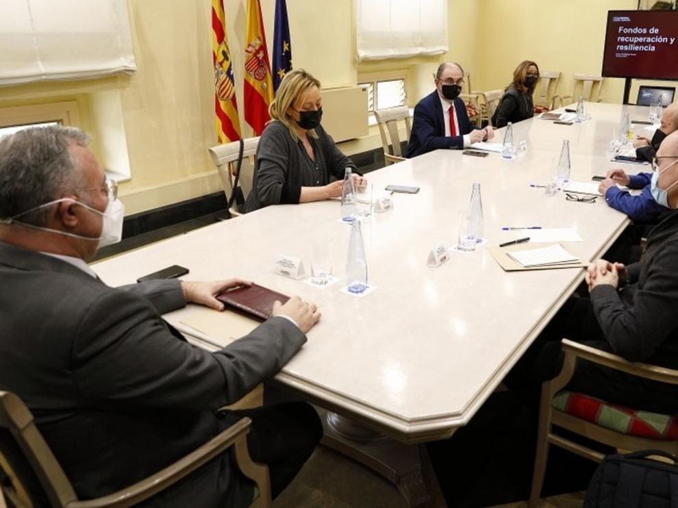 Aragón diseña una estrategia para captar fondos europeos