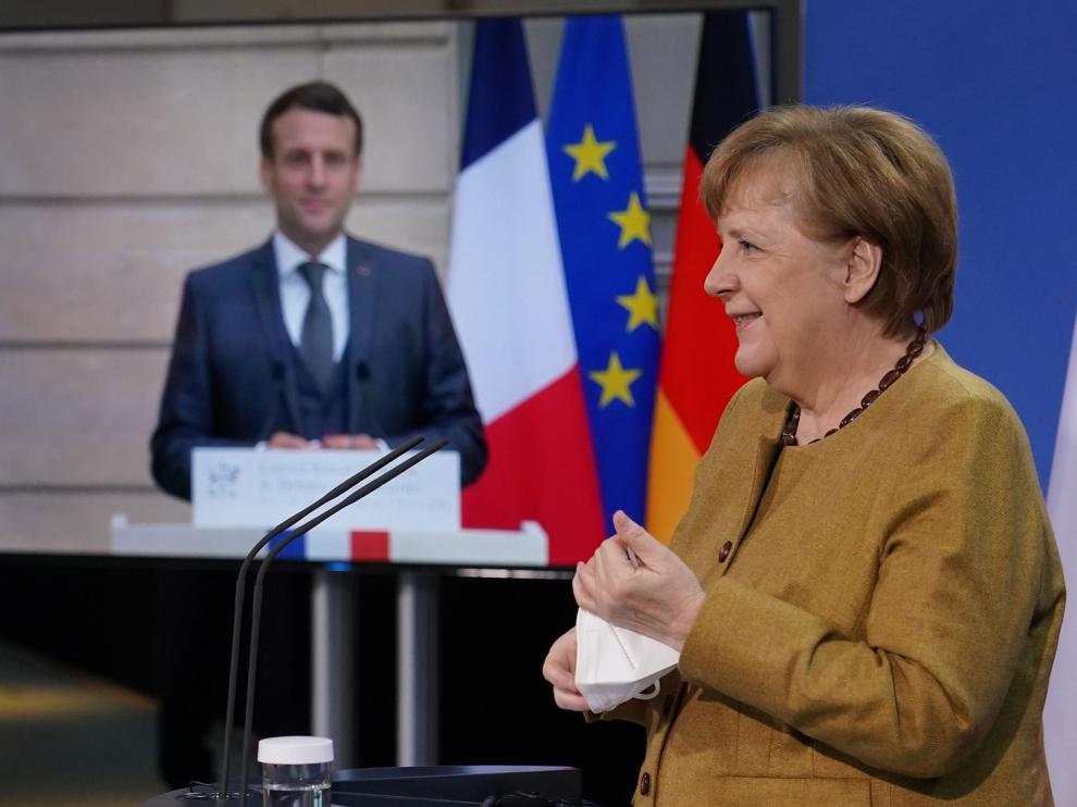 Merkel y Macron reivindican la soberanía de la Unión Europea