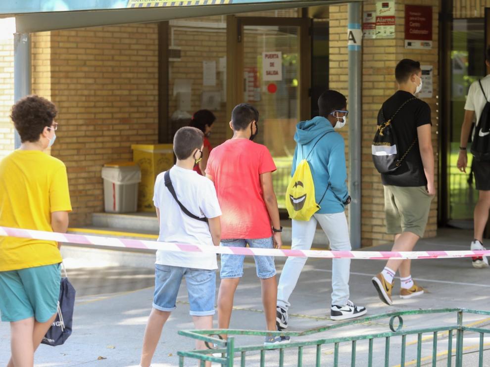 CCOO pide medios para la seguridad en las aulas en Huesca