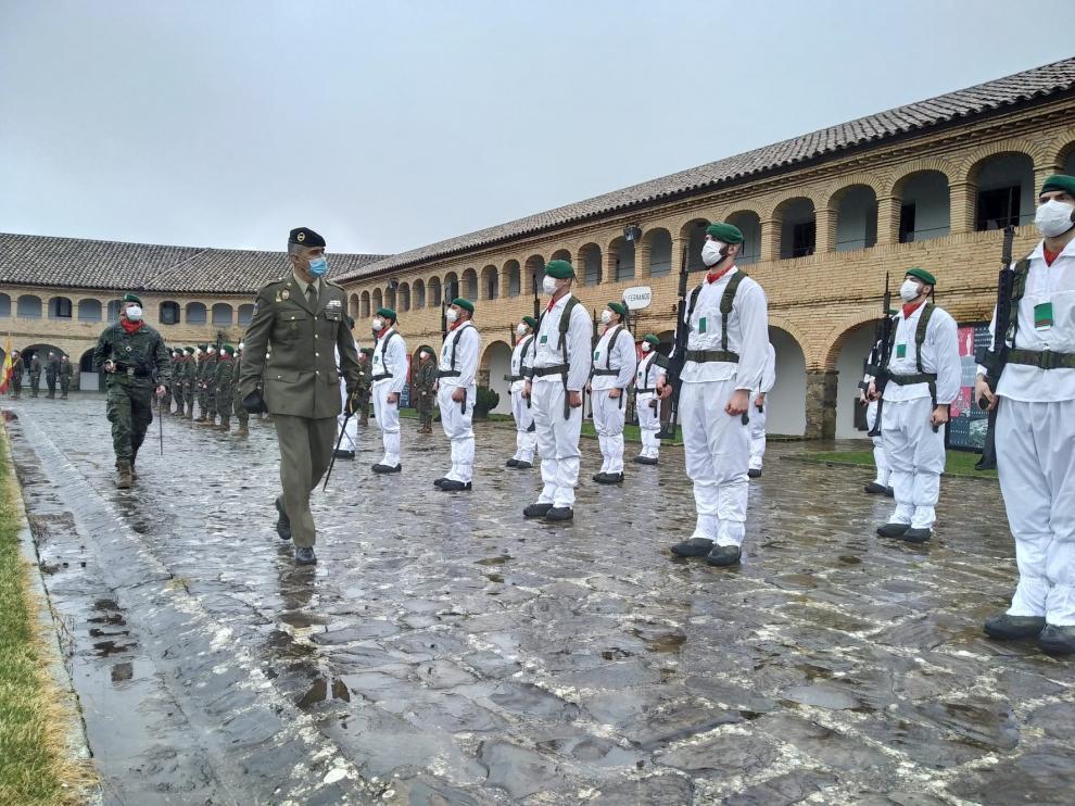 El regimiento Galicia 64 de Jaca se integra en el Mando de Tropas de Montaña de Pamplona
