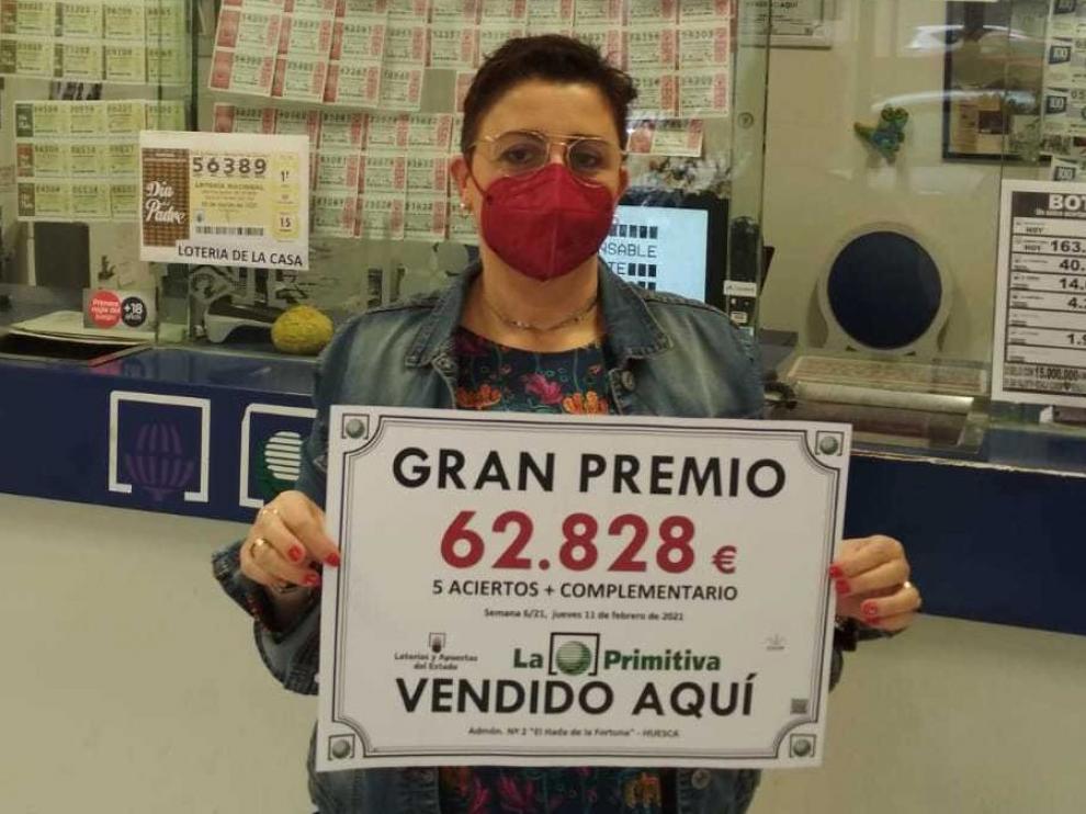 El sorteo de la Primitiva deja casi 63.000 euros en Huesca