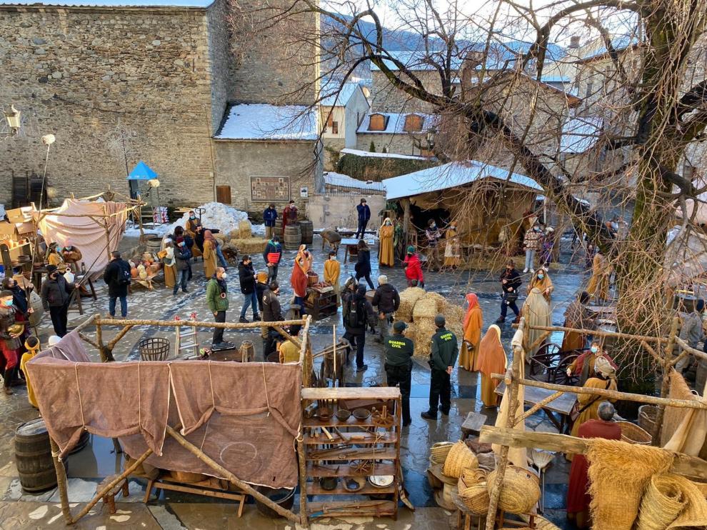 El Hospital de Benasque, un plató para "A mil kilómetros de la Navidad"