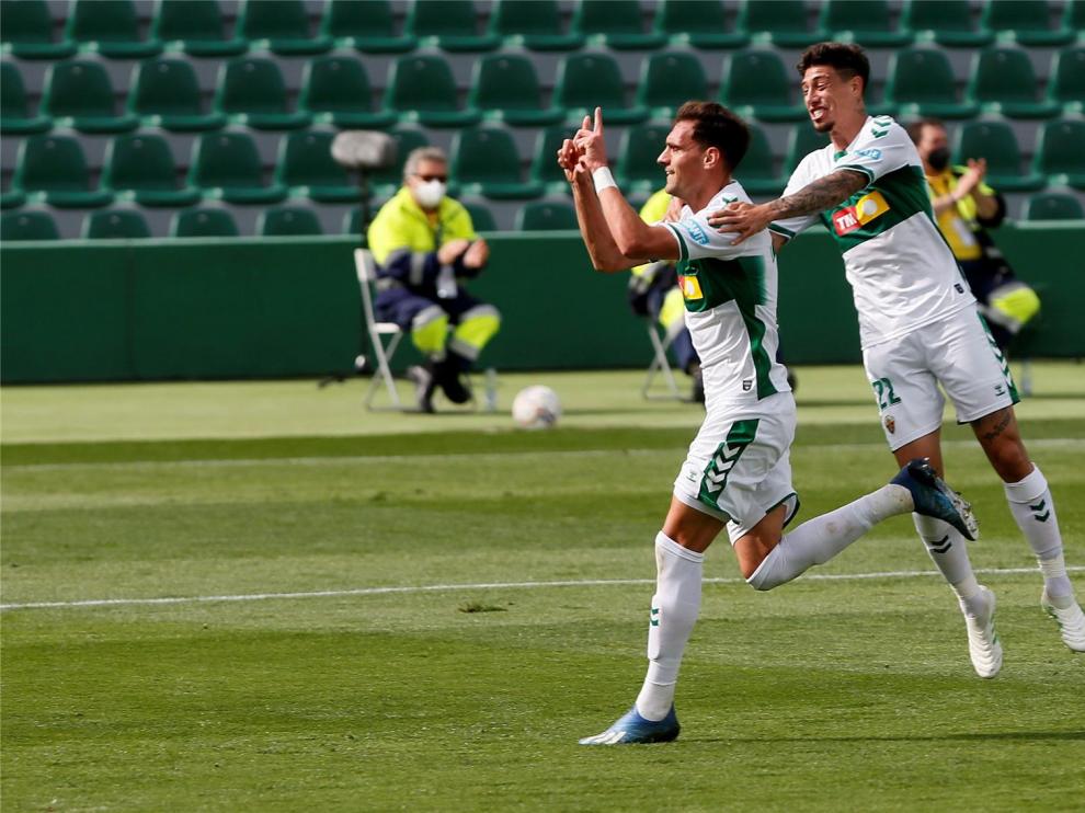 Dani Calvo se estrena como goleador en Primera