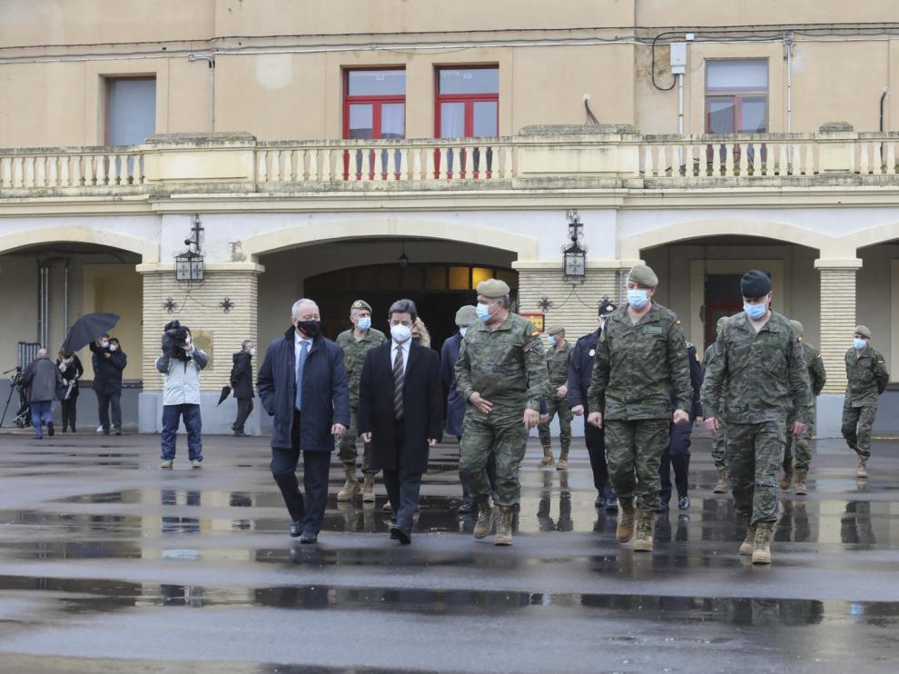 Huesca cuenta con el único cuartel de División desplegable del Ejército