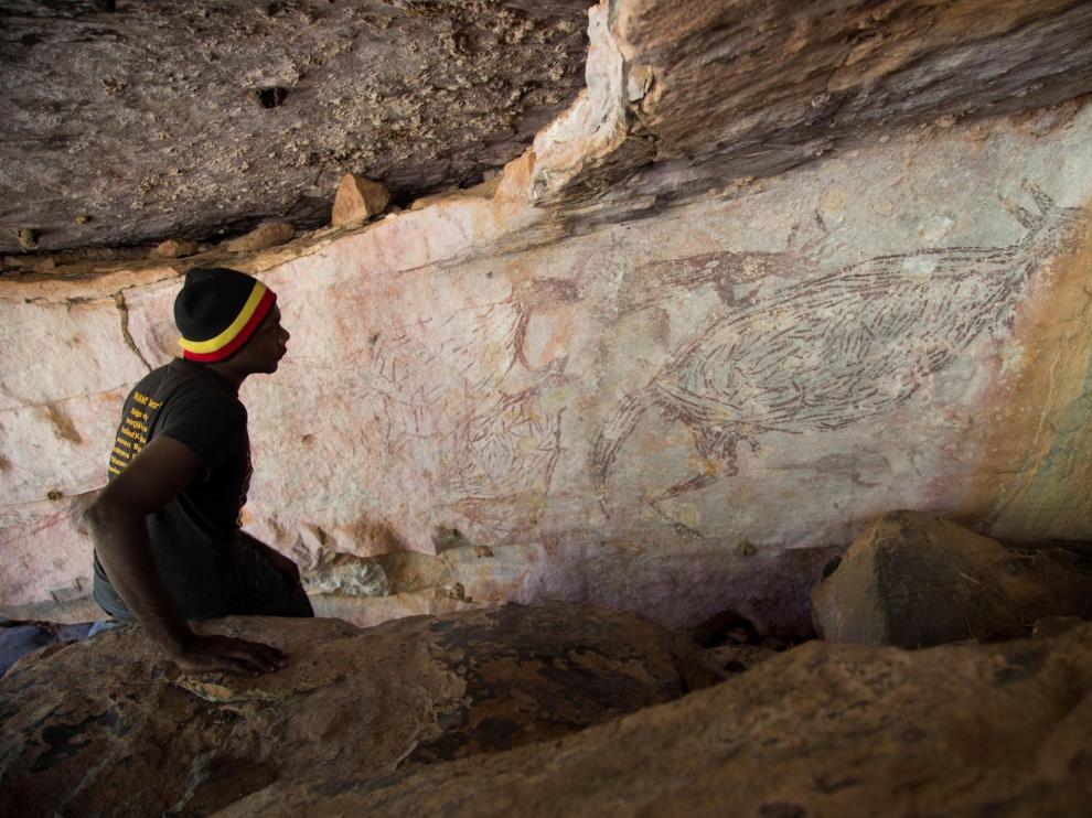 Un canguro de hace 17.300 años, pintura rupestre más antigua de Australia