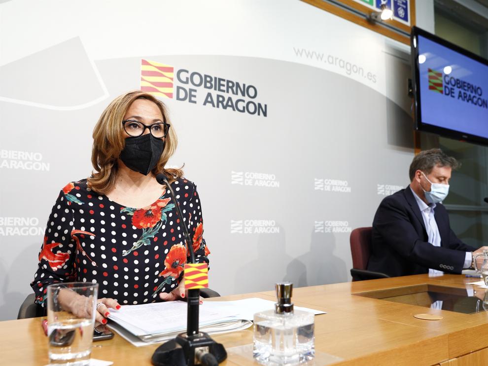 La consejera de Presidencia y Relaciones Institucionales de Gobierno de Aragón, Mayte Pérez.