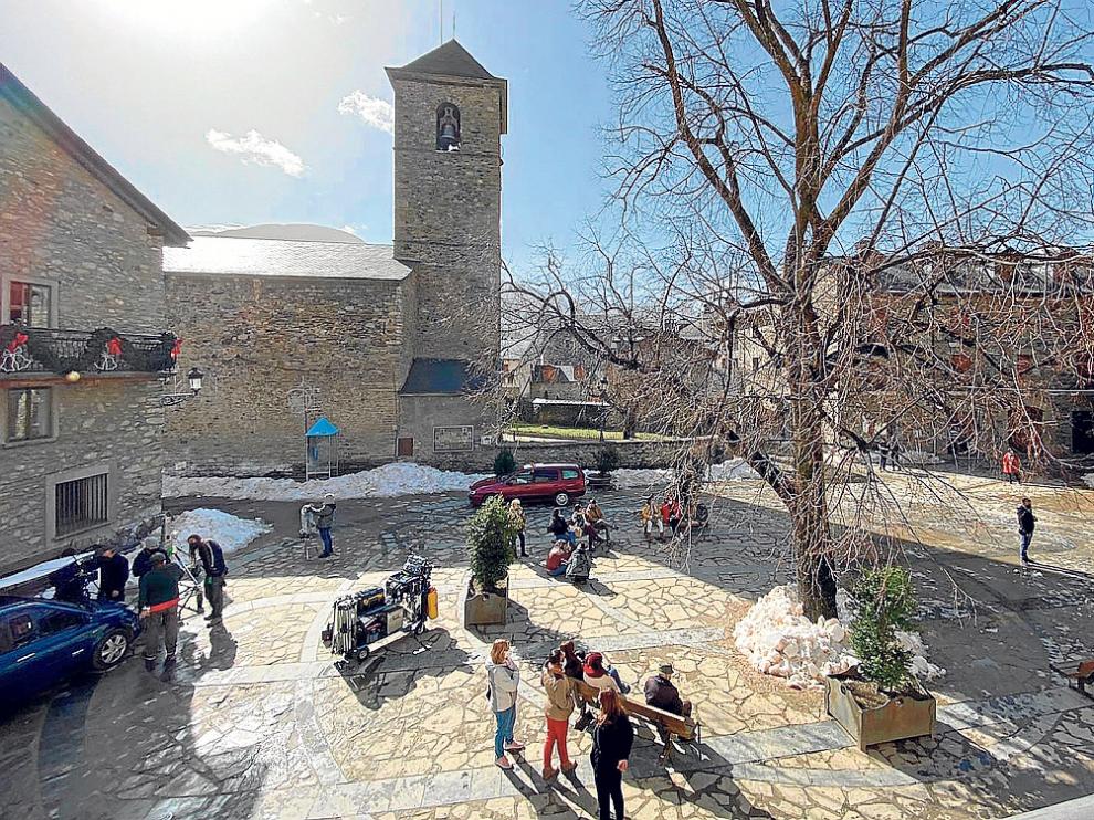 Último día de rodaje en Benasque