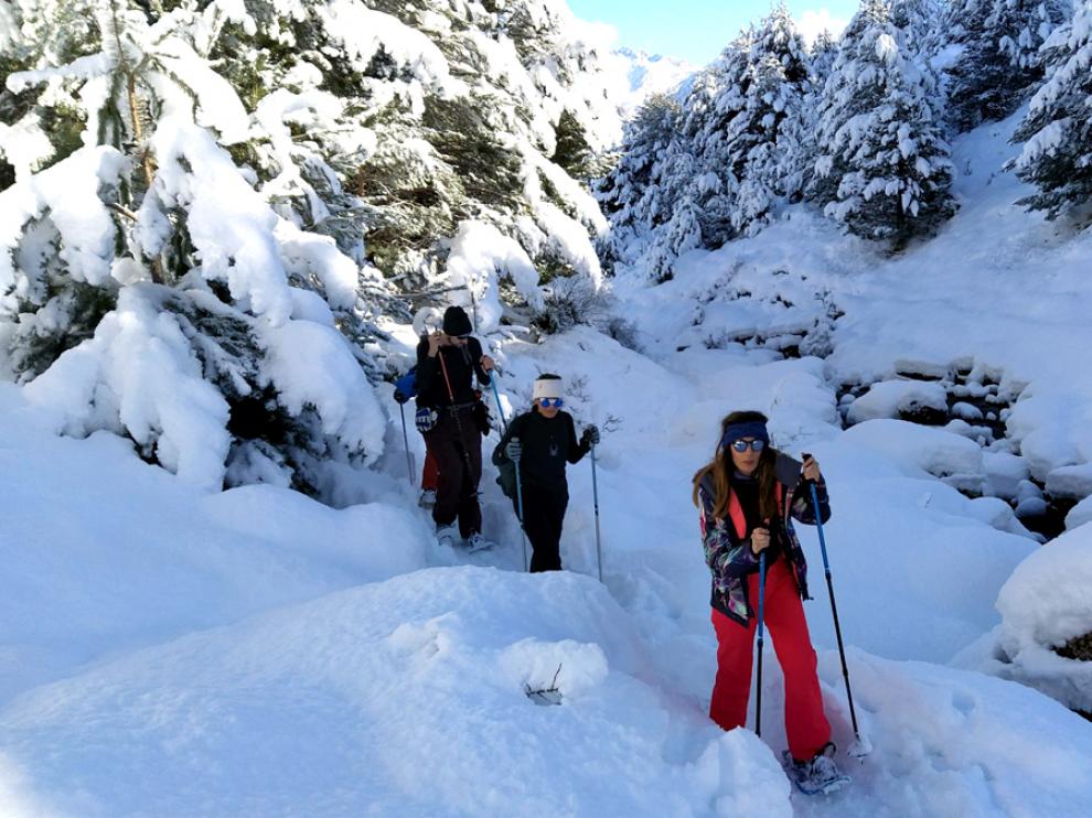 raquetas de nieve, ruta cuaderno de viaje