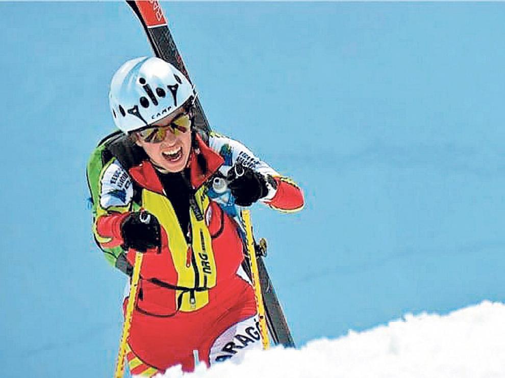 Claudia Valero es una de las grandes promesas del esquí de montaña español.