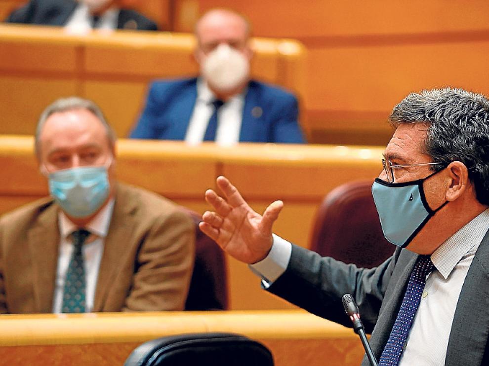 Escrivá en la sesión de control al Senado este martes