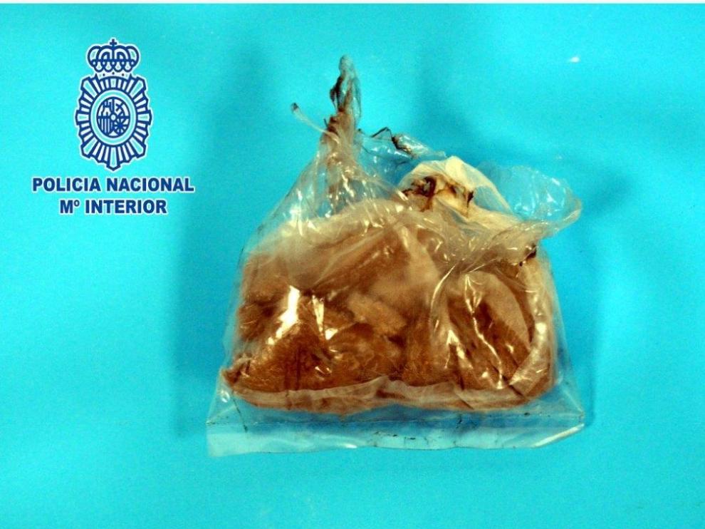 Imagen de la droga inacautada