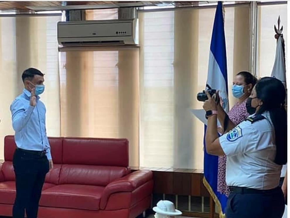 Pablo Gállego obtendrá la nacionalidad nicaragüense tras jurar bandera.