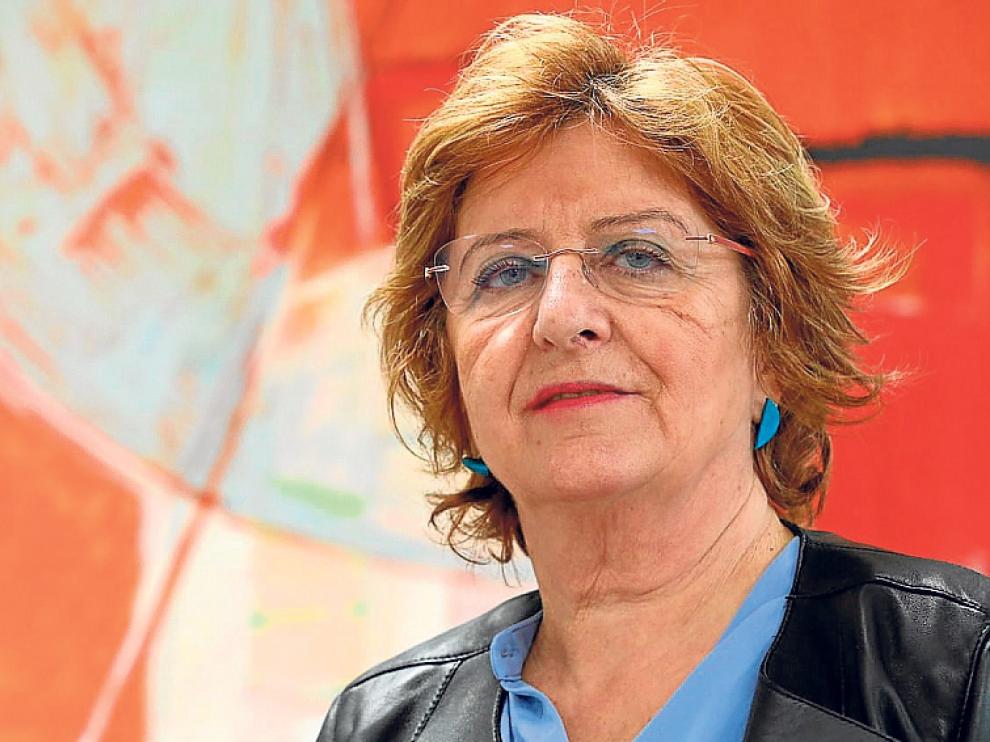 La Consejera de Derechos Sociales María Victoria Broto