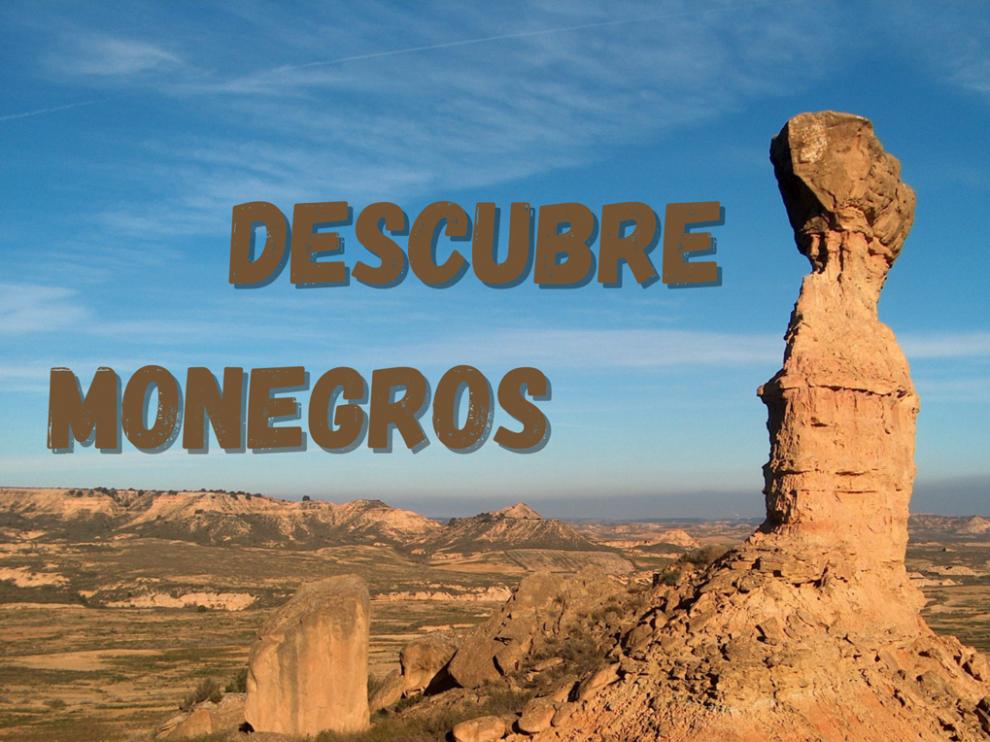 Parte del cartel promocional de la iniciativa Descubre Monegros.