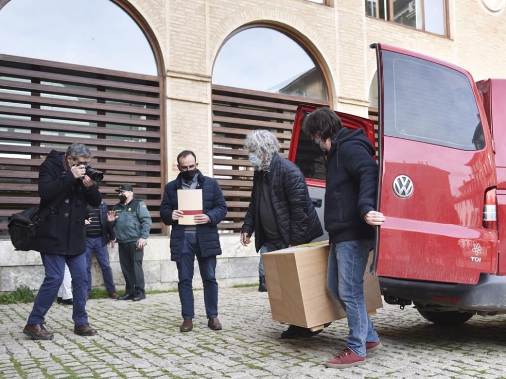 Devolución de bienes del museo de Lérida a Barbastro.