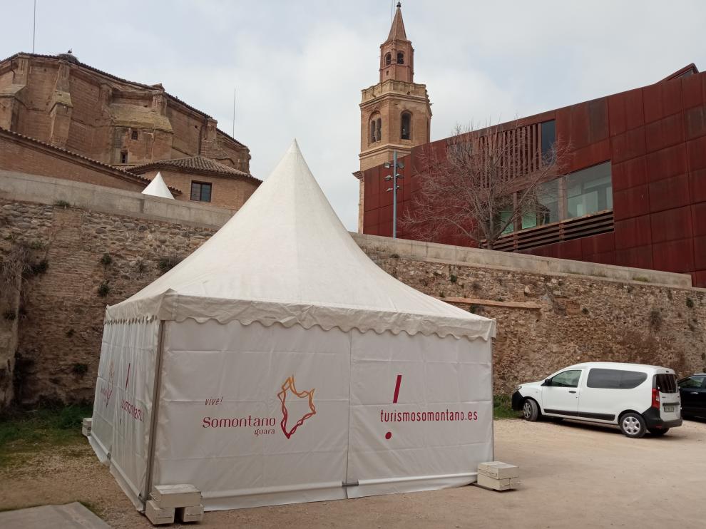 Preparativos para recibir una nueva remesa de las obras de arte que se encuentran en el Museo de Lérida.