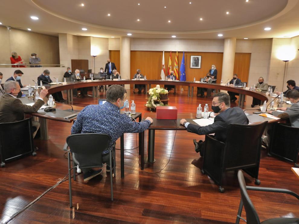 Pleno de la DPH de Huesca.