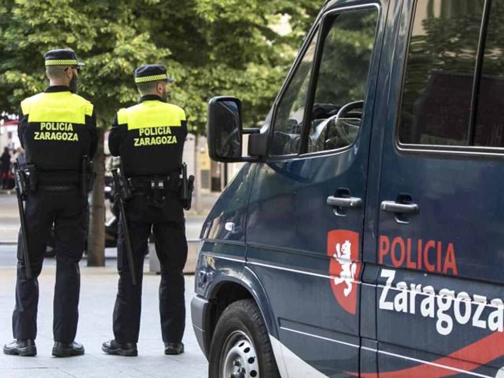 Policía local de Zaragoza.