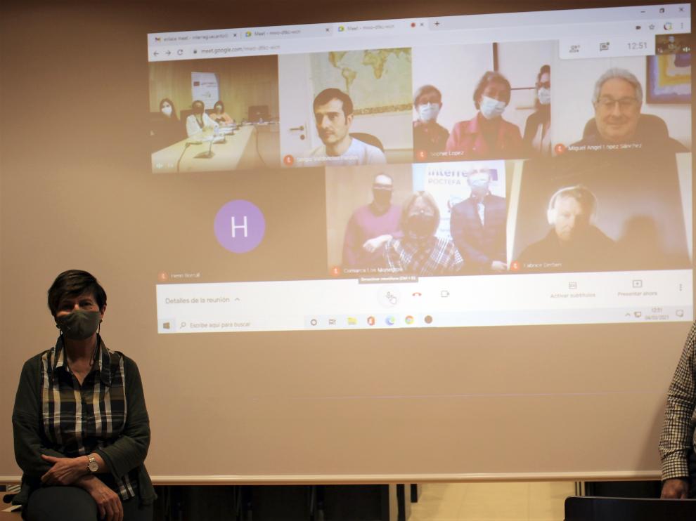 Reunión telemática entre todos los socios del proyecto europeo Interreg Poctefa Se Canto.