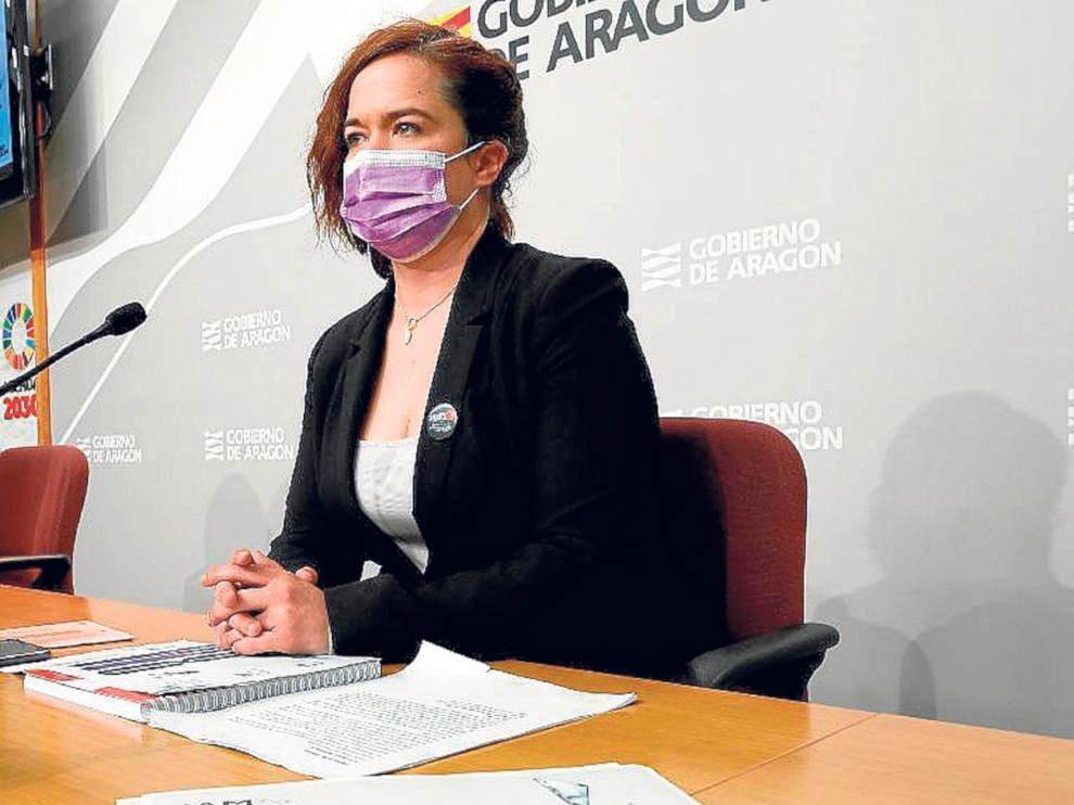 María Goikoetxea, directora del Instituto Aragonés de la Mujer.