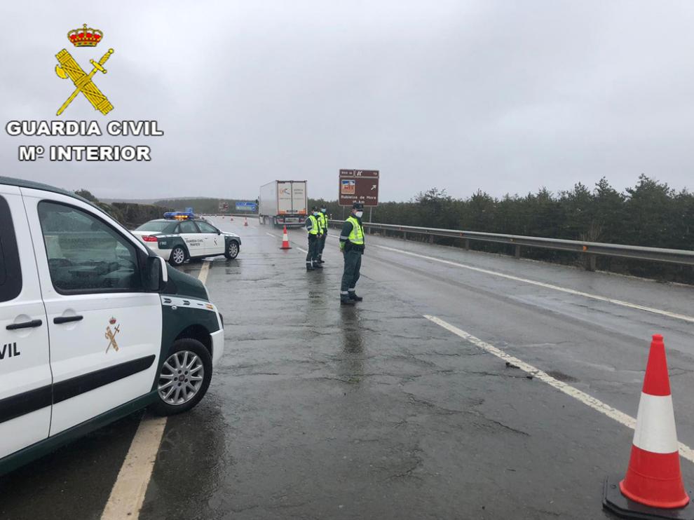 Foto de archivo de una actuación de la Guardia Civil