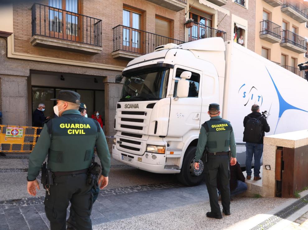 Llega a Barbastro el último lote de arte sacro