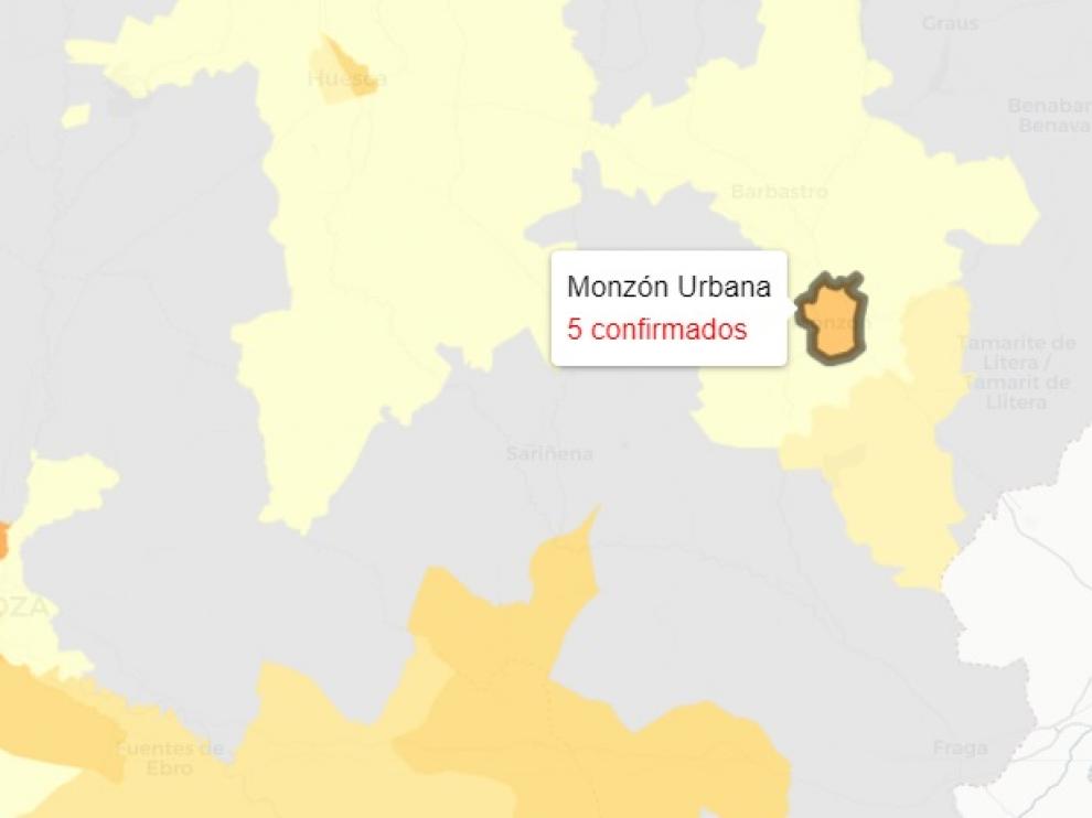 La provincia de Huesca ha notificado 22 casos más de covid-19