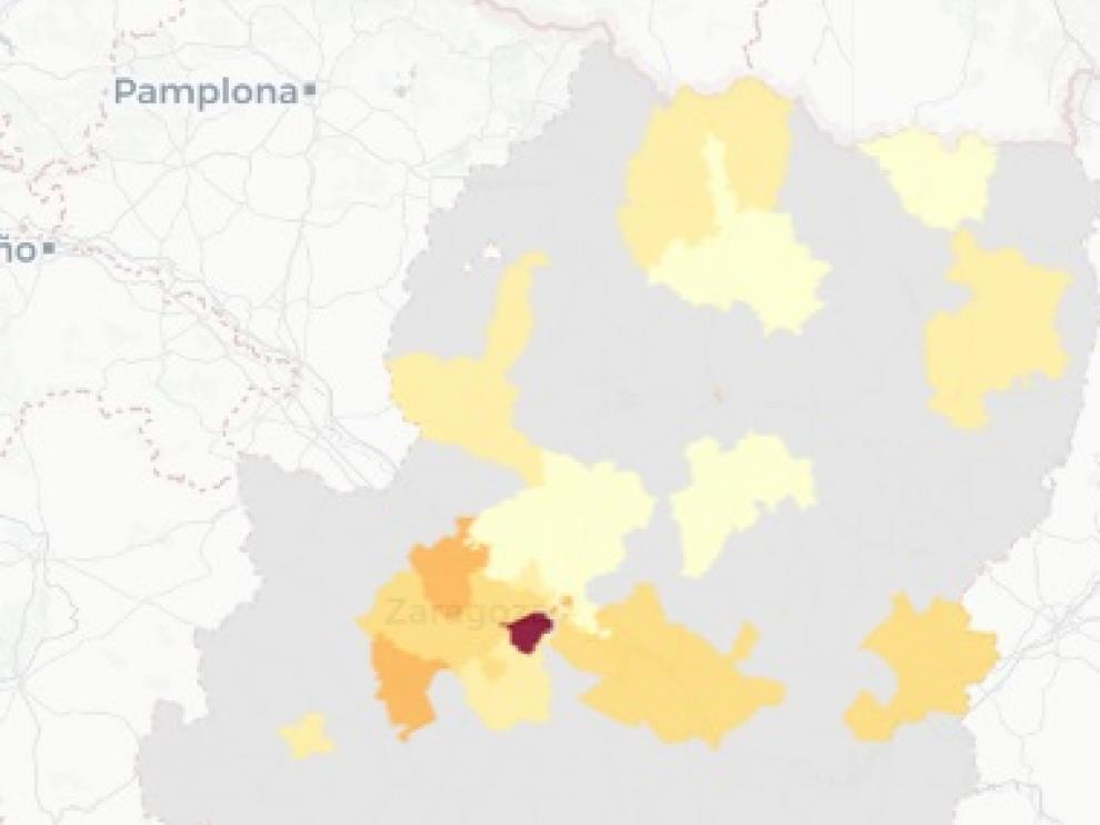 El mapa covid no presenta este sábado zonas oscuras en el Alto Aragón.
