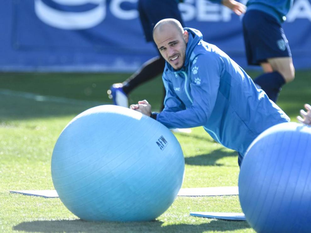 Sandro en el entrenamiento