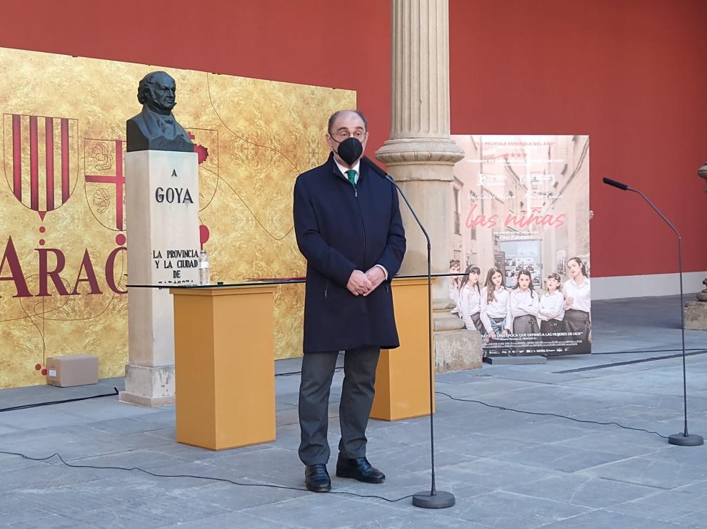 El presidente aragonés, Javier Lambán.