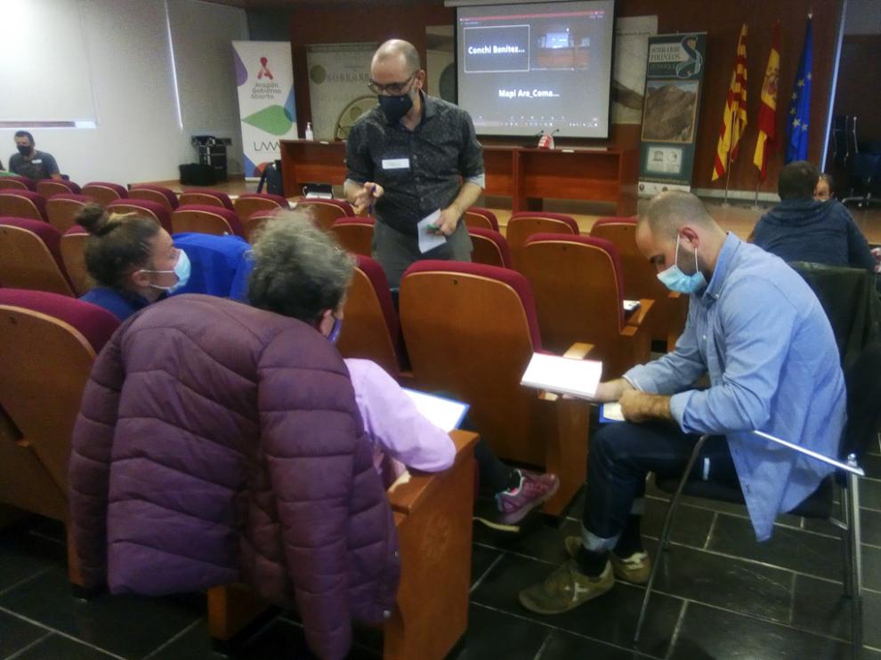 Participantes en uno de los talleres de trabajo.