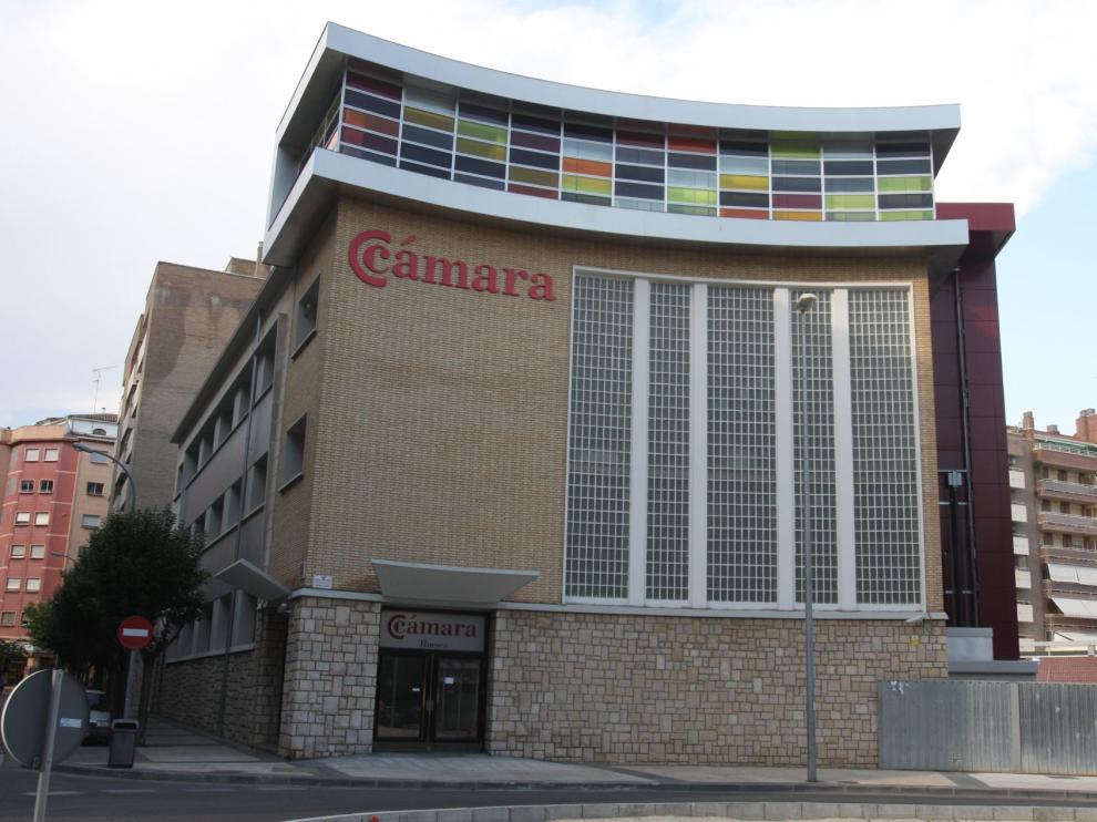 Sede de la Cámara de Comercio e Industria de la provincia de Huesca.