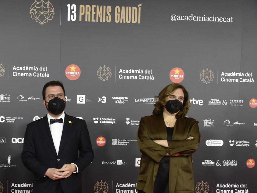 Pere Aragonès y Ada Colau