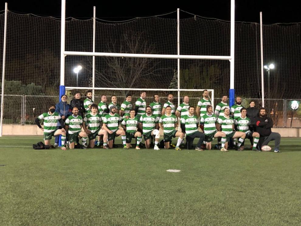 Equipo del Huesca Rugby.