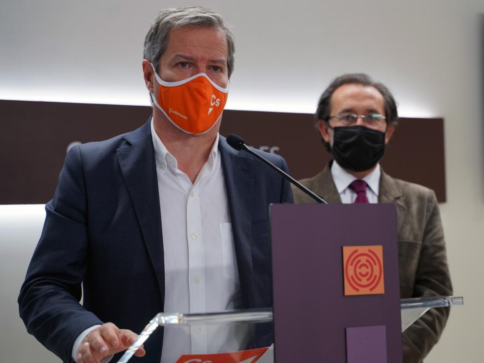 El líder de Cs Aragón, Pérez Calvo.