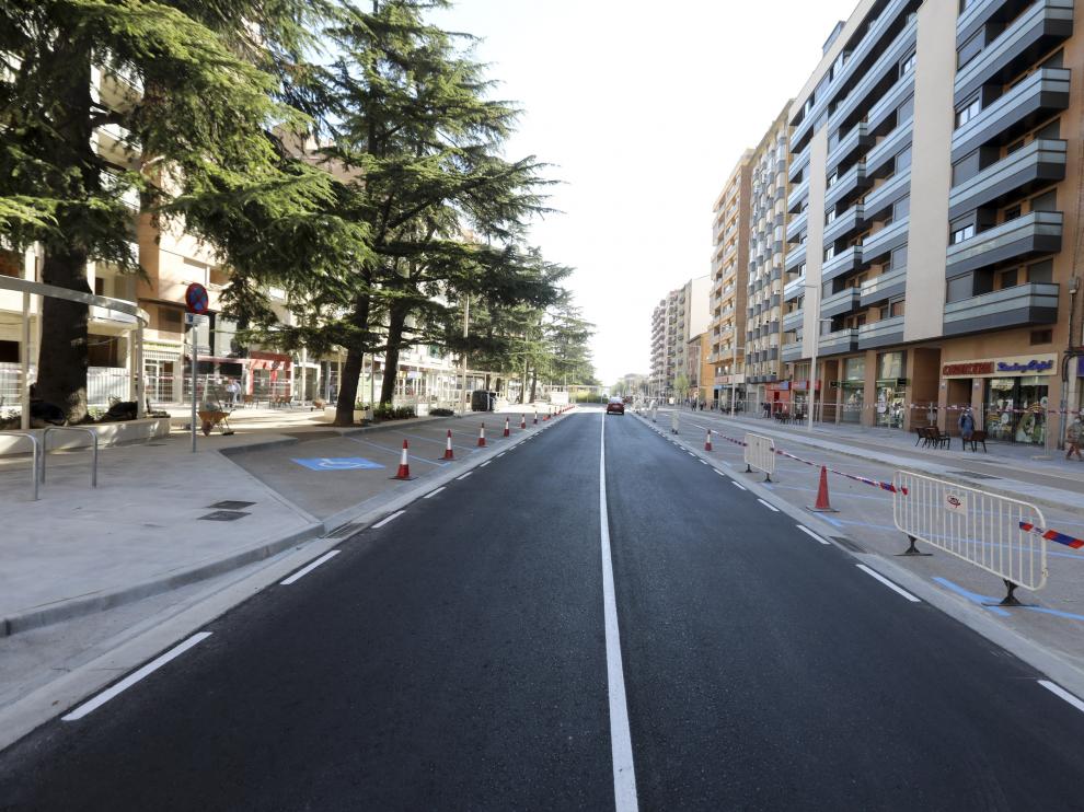 Imagen de archivo de las obras en el paseo de Ramón y Cajal.