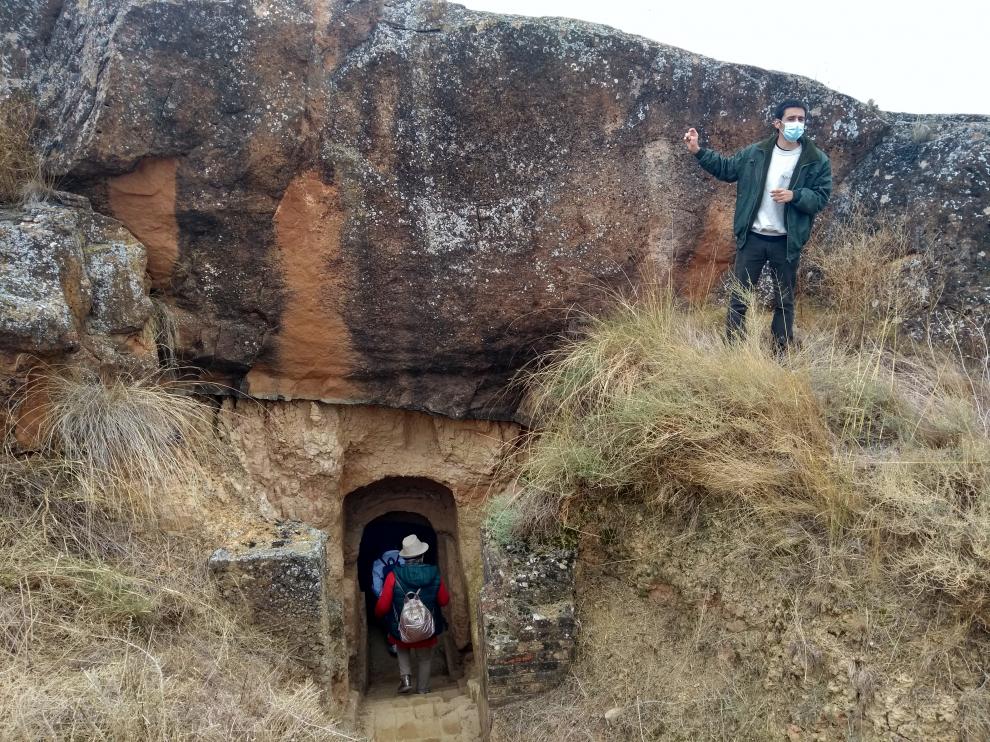 Visitas a las trincheras de Selgua.