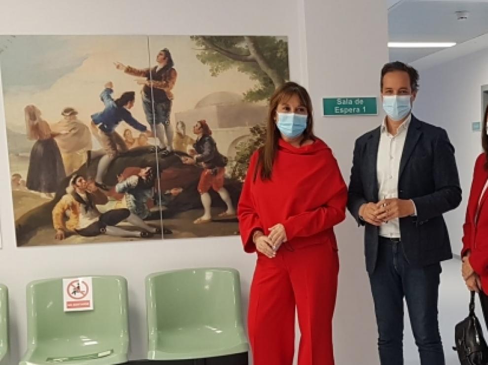 Participantes en la inauguración de la exposición.